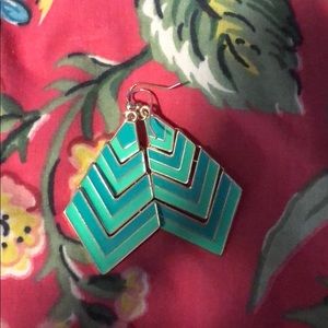 Blue and Teal earrings